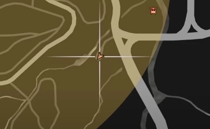 a map of the GTA Online Treasure Hunt location 19