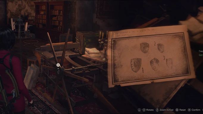 Resident Evil 4 Separate Ways: Where to get the shield puzzle clue