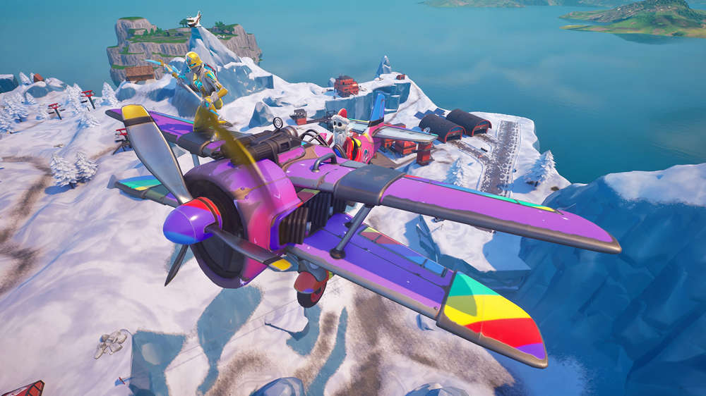 Where to find X-4 Stormwing planes in Fortnite OG