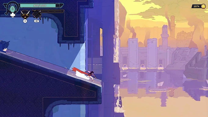 Rogue Prince of Persia gameplay screenshot showing exploration