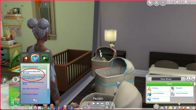 Как родить ребенка-ученого в The Sims 4