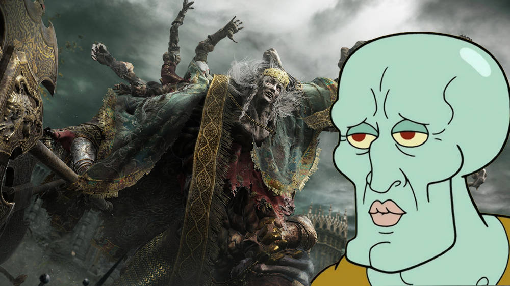 Handsome Squidward Has Joined Elden Ring
