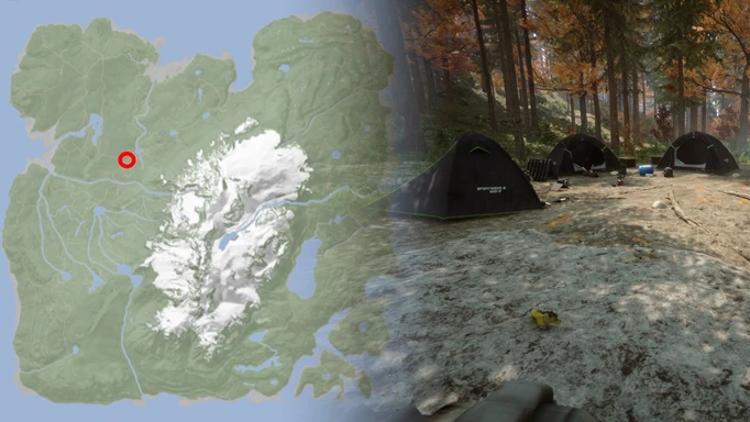 Modern Axe location in Sons of the Forest
