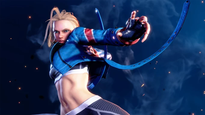 Cammy winding up an attack in Street Fighter 6