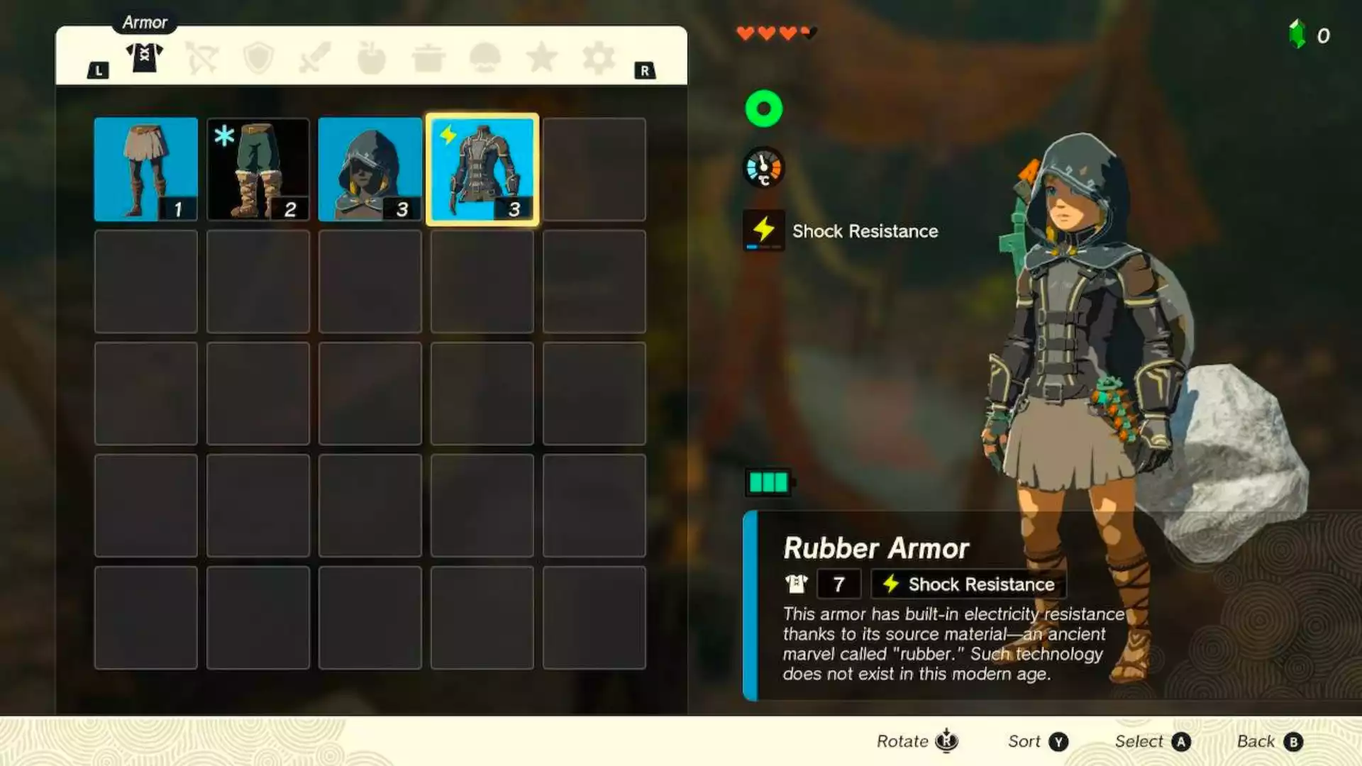How to get the Rubber Armour in Zelda: Tears of the Kingdom