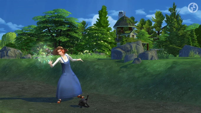 Image of a Spellcaster in The Sims 4