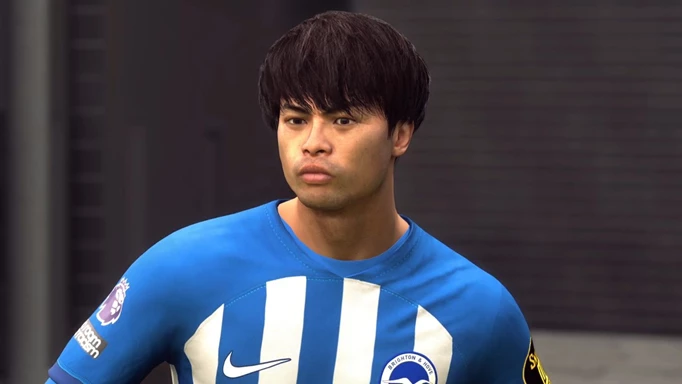 Mitoma real face in EA FC 24