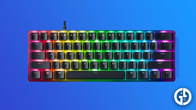 Image of the Razer Huntsman Mini, which is the best 60% Razer gaming keyboard in 2023