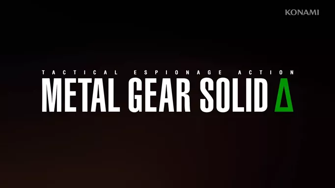 The title card for Metal Gear Solid 3's remake.