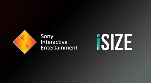 Sony Interactive Entertainment and iSize logos
