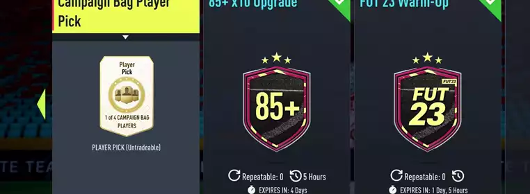 FIFA 22 Campaign Bag Player Pick: Objectives, Rewards, Cheapest Solution