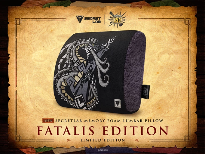 Fatalis Edition Secretlab Memory Foam pillow