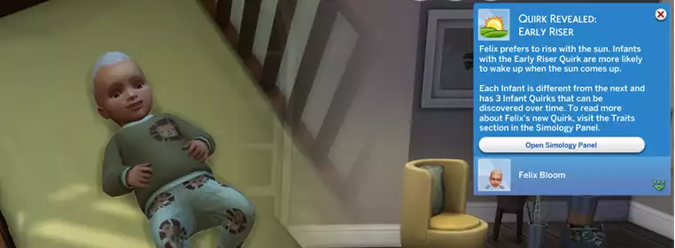 How to change Infant Quirks in The Sims 4