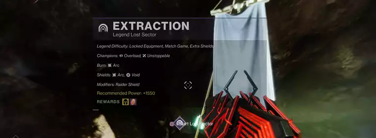 Destiny 2 Extraction: How To Complete The Master/Legend Lost Sector
