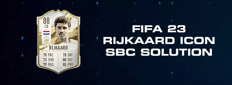 FIFA 23 Rijkaard Icon SBC Solution