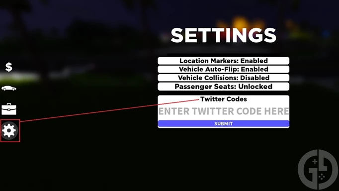 Screenshot showing how to redeem Southwest Florida codes