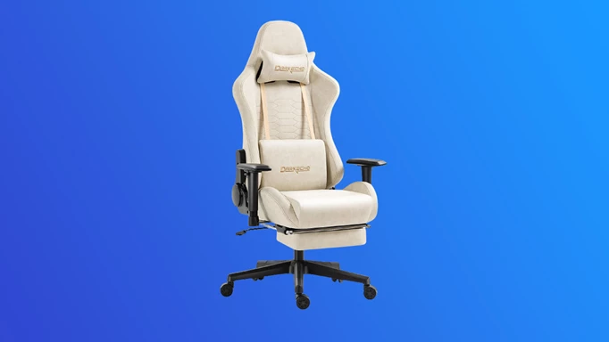 The Darkecho Gaming & Office Chair in ivory