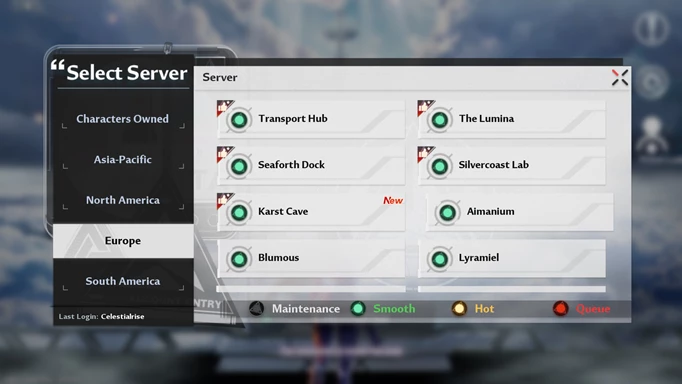 Tower of Fantasy: Servers