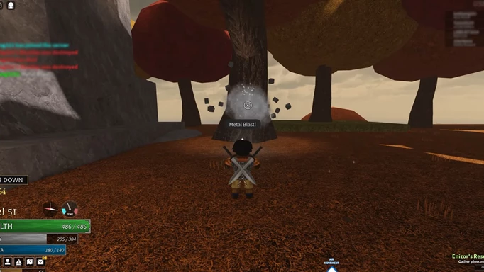 How to destroy trees in Arcane Odyssey