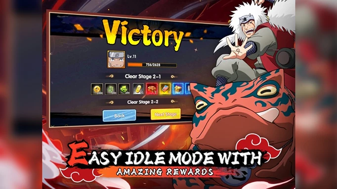 a promo image of Naruto Swift Ninjas