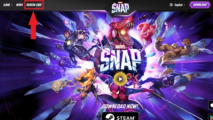 Image showing you how to redeem Marvel Snap codes