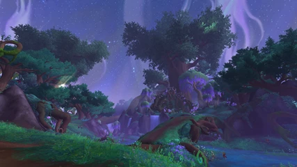 Wow Dragonflight Forest Environment