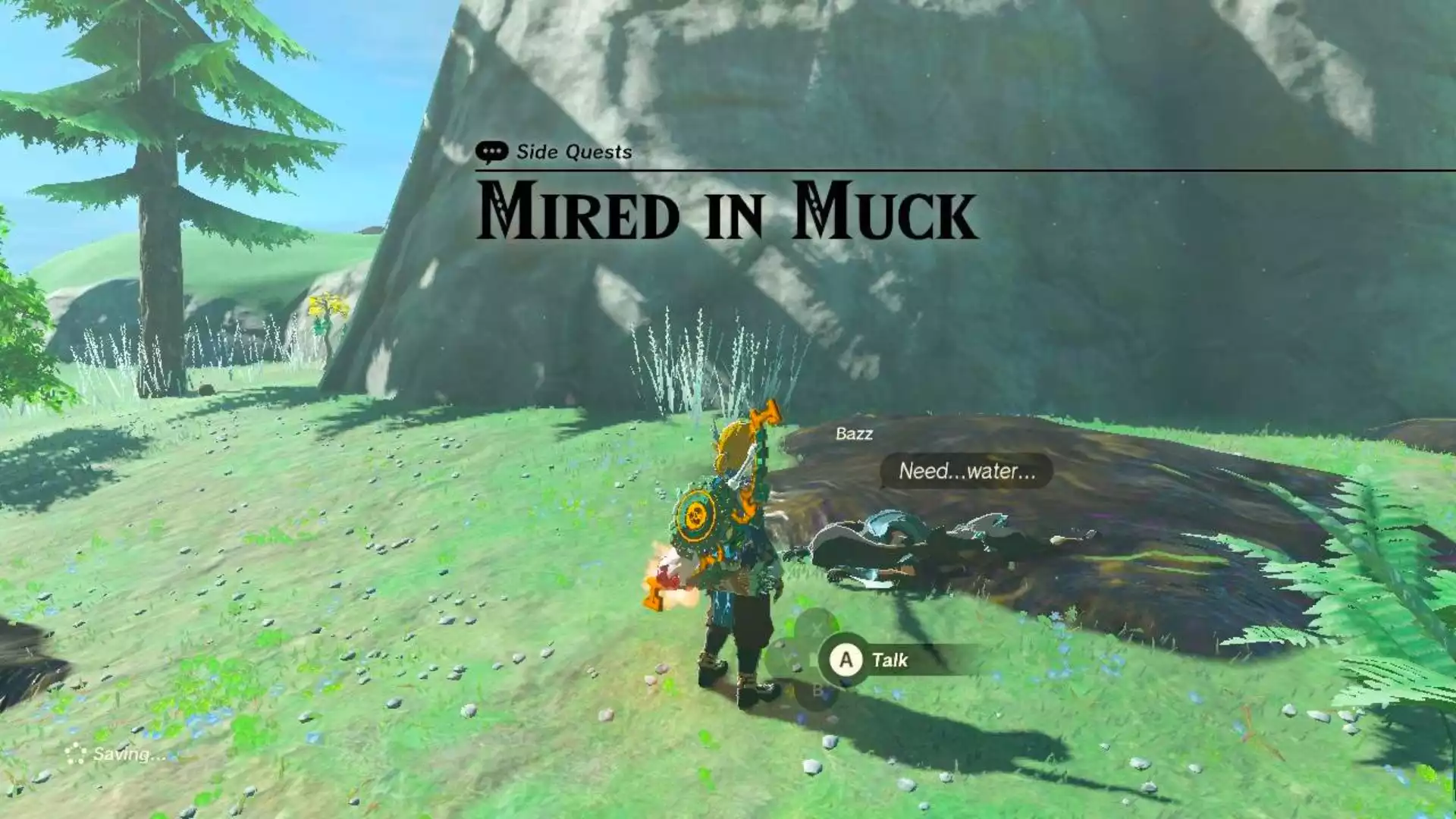 Mired in Muck quest solution in Zelda: Tears of the Kingdom