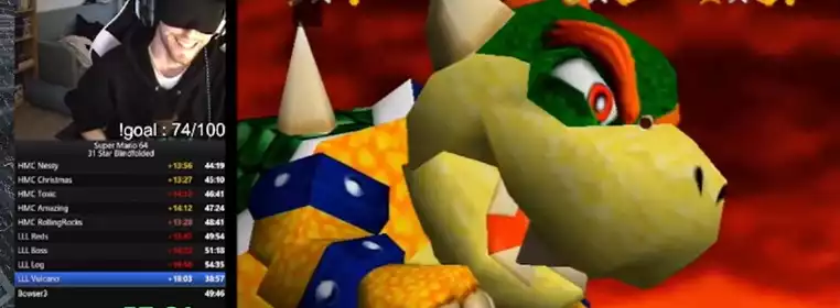 Blindfolded Super Mario 64 Player Gets All 120 Stars