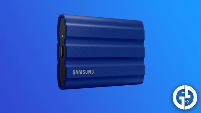 The Samsung T7 Shield, one of the best external SSDs for gaming on PS5, PC, and Mac