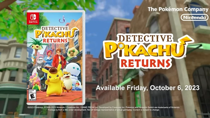 The Detective Pikachu Returns release date of Friday, October 6, 2023
