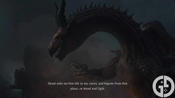 Image of the Dragon in the Legacy quest in Dragon's Dogma 2