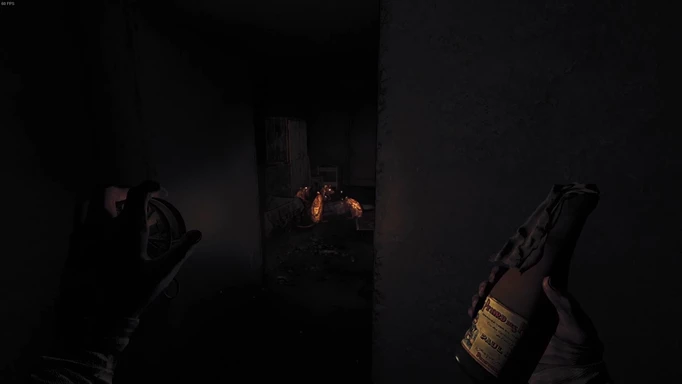 an image of Amnesia: The Bunker gameplay showing the rats