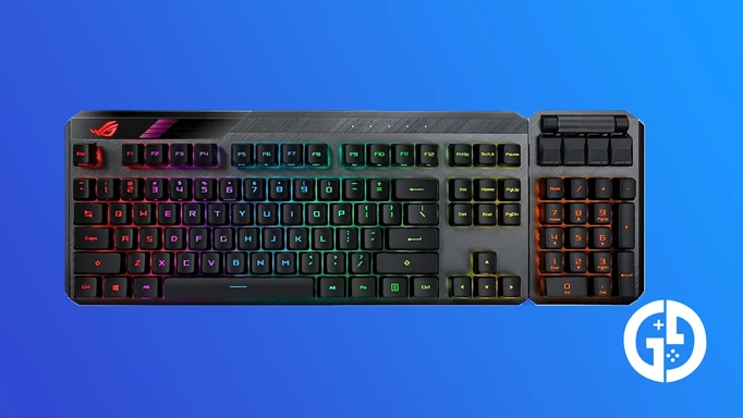 The ASUS ROG Claymore II, one of the best wireless gaming keyboards