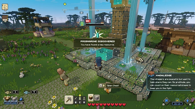 Village Chests, Where to get Prismarine in Minecraft Legends