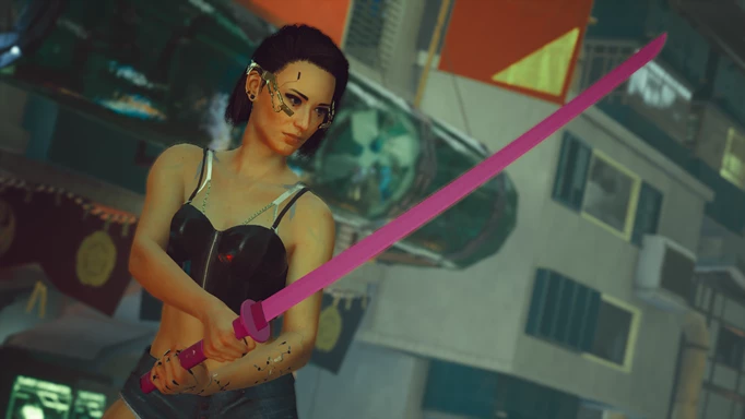one of the Cyberpunk 2077 Iconic weapons