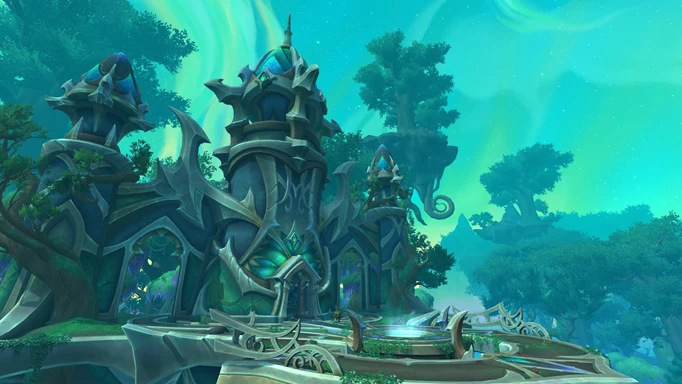 Emerald Dream architecture in WoW Dragonflight patch 10.2