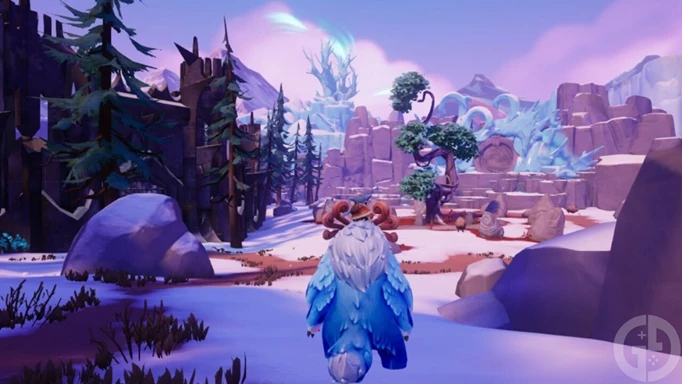 Willump and Nunu look out across the Freljord in Song of Nunu