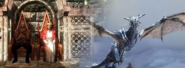 Skyrim Wedding Ruined By Wedding-Crashing Frost Dragon