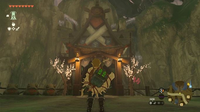 Screenshot of Kakariko Village in Zelda: Tears of the Kingdom