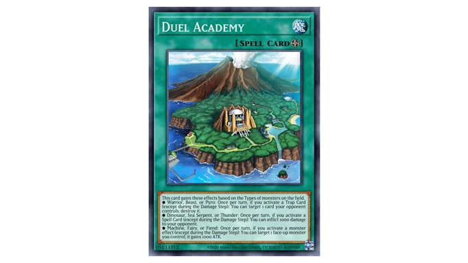 Duel Academy card in Yu-Gi-Oh Maze of Memories packs