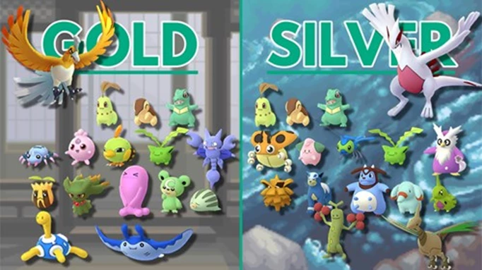 Pokemon Go Johto Tour Gold or Silver: Boosted shinies