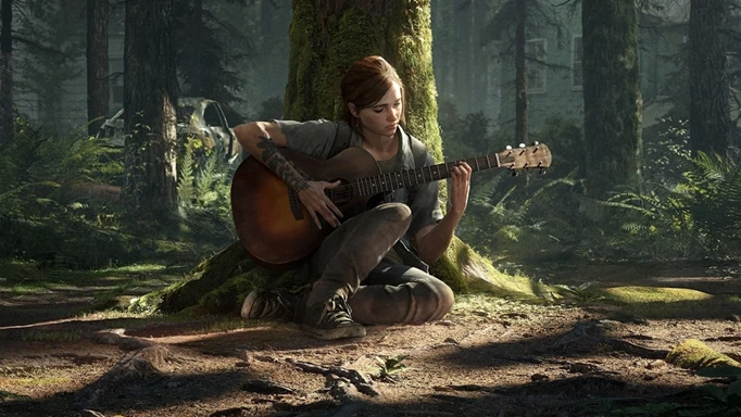 Key art for The Last of Us Part 2 featuring Ellie