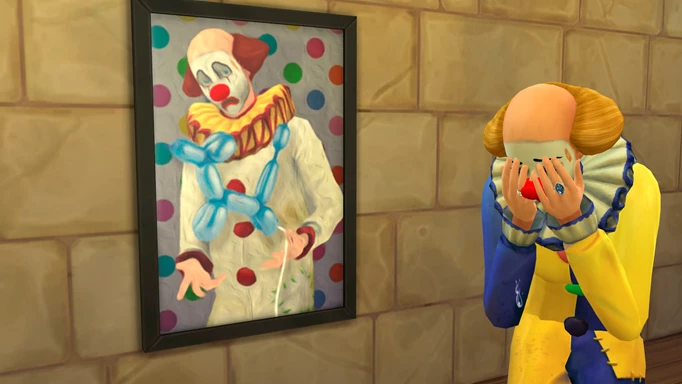 The Sims 4 Tragic Clown