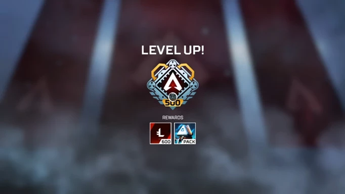 in-game image of the level 900 level-up screen in Apex Legends