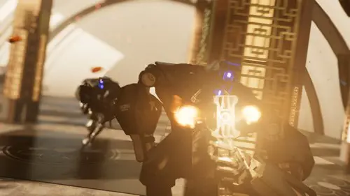 shooting in the Den of Wolves trailer