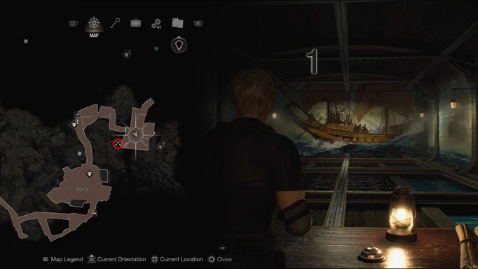 Resident Evil 4 Remake, shooting range location