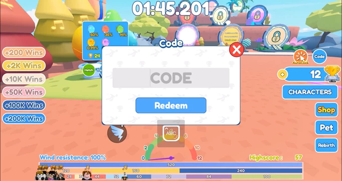 How To Redeem Flying Race Clicker Codes