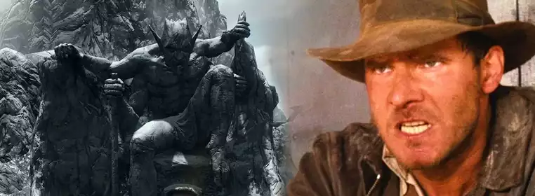 Skyrim Player Pulls Off Legendary Indiana Jones Trick