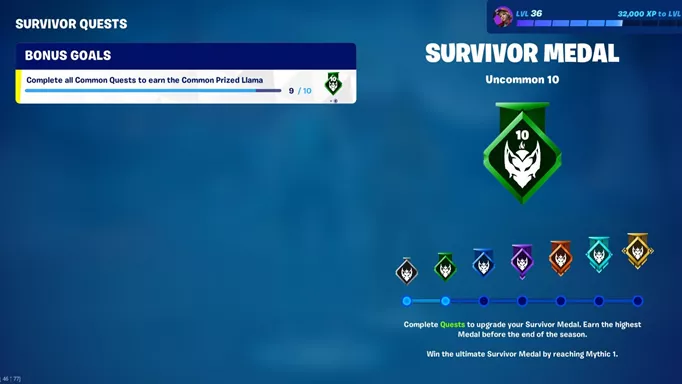 You will need to spend countless hours to complete all the Survivor Quests in Fortnite Chaptrer 4 Season 4
