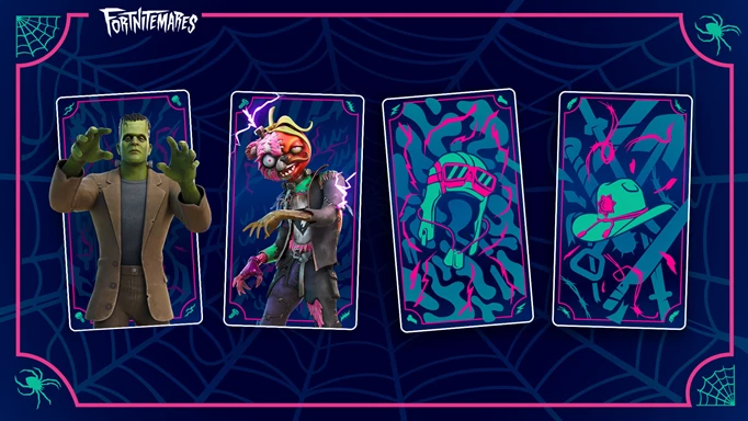 The Fortnitemare skins include Frankenstein's Monster and Curdle Scream Leader